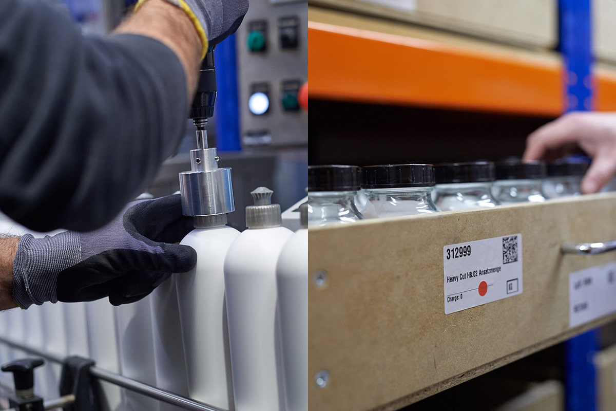 Produktion einer Politur bei Koch-Chemie